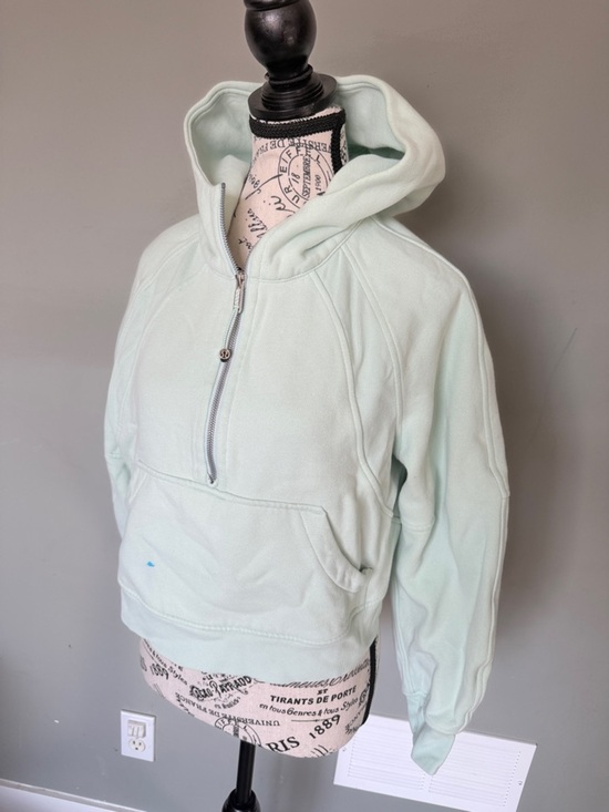 lululemon athletica Sweaters - Light Mint Half-Zip Pullover Hoodie XS/S